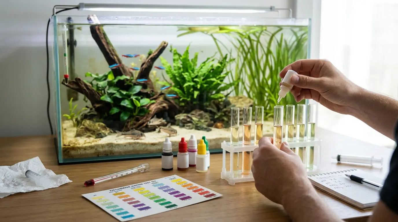 Test Aquarium Water Before Treating Brown Algae