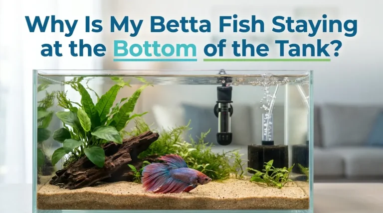 Why Is My Betta Fish Staying At The Bottom Of The Tank: Tips