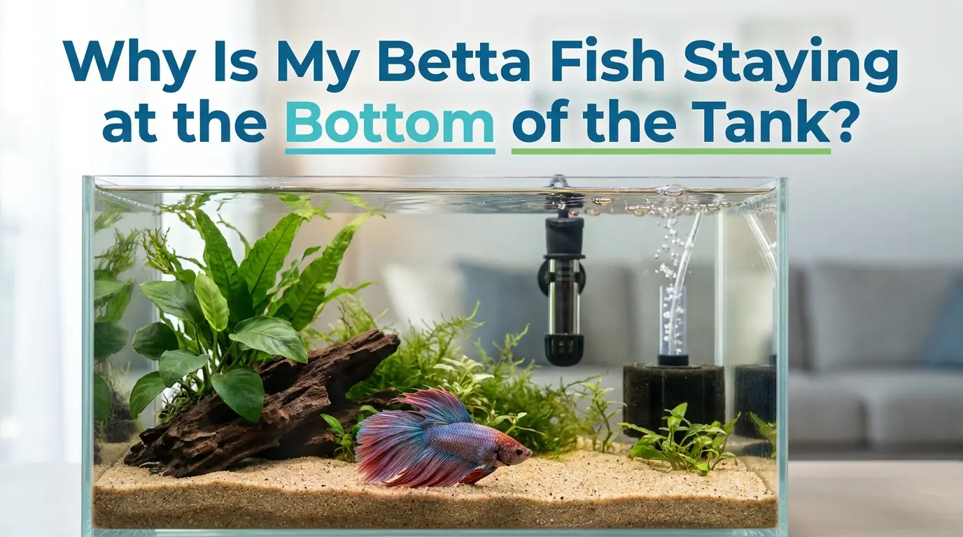Why Is My Betta Fish Staying At The Bottom Of The Tank: Tips