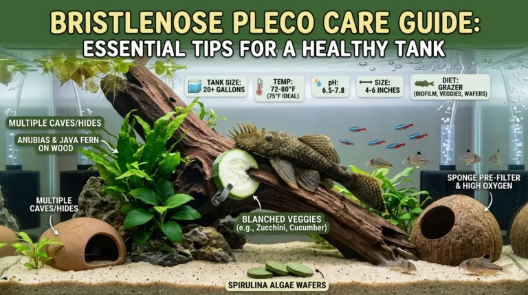 Bristlenose Pleco Care Guide: Easy Tips For A Healthy Tank