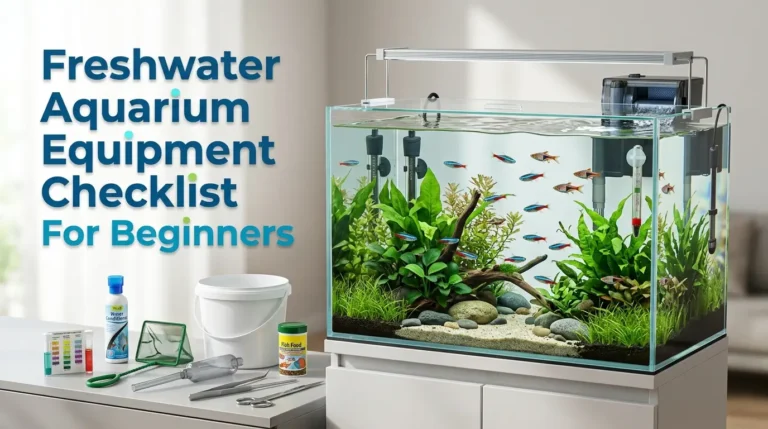 Freshwater Aquarium Equipment Checklist For Beginners