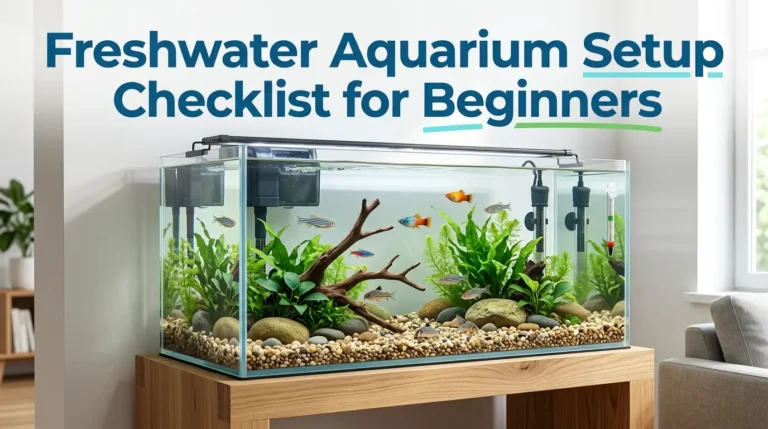 Freshwater Aquarium Setup Checklist For Beginners