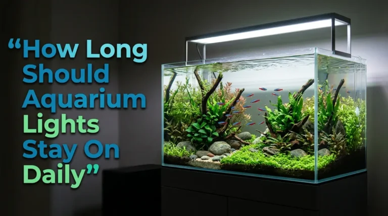 How Long Should Aquarium Lights Stay On Daily