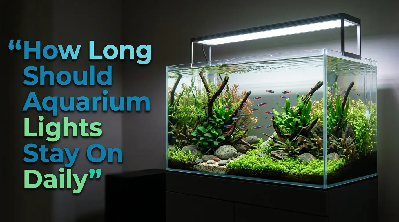 How Long Should Aquarium Lights Stay On Daily
