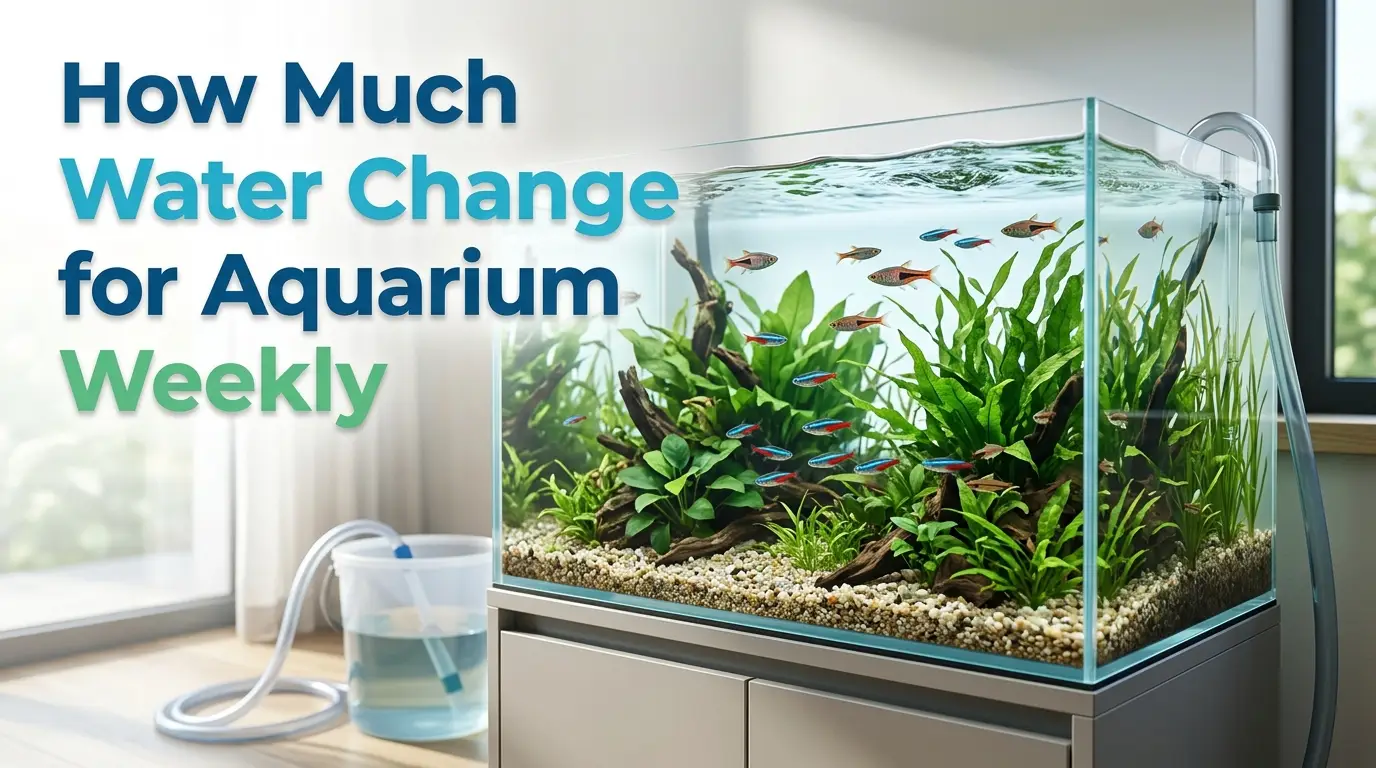 How Much Water Change For Aquarium Weekly