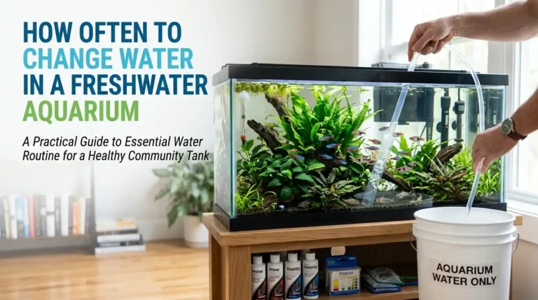 How Often To Change Water In Freshwater Aquarium