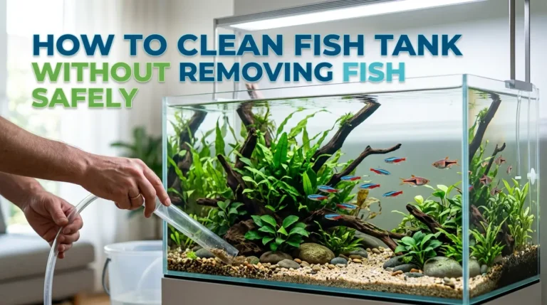 How To Clean Fish Tank Without Removing Fish Safely