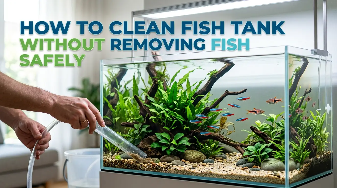 How To Clean Fish Tank Without Removing Fish Safely