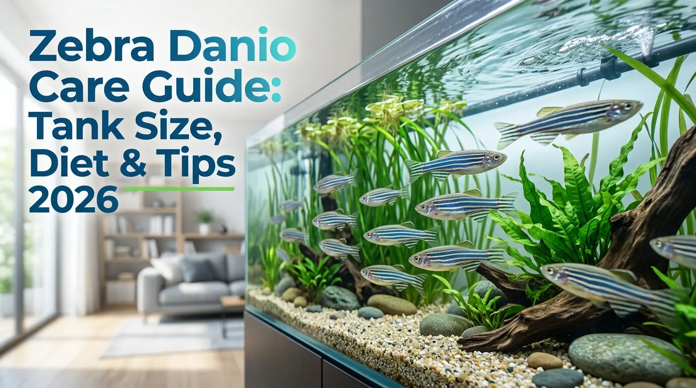 Zebra Danio Care Guide: Tank Size, Diet & Tips 2026