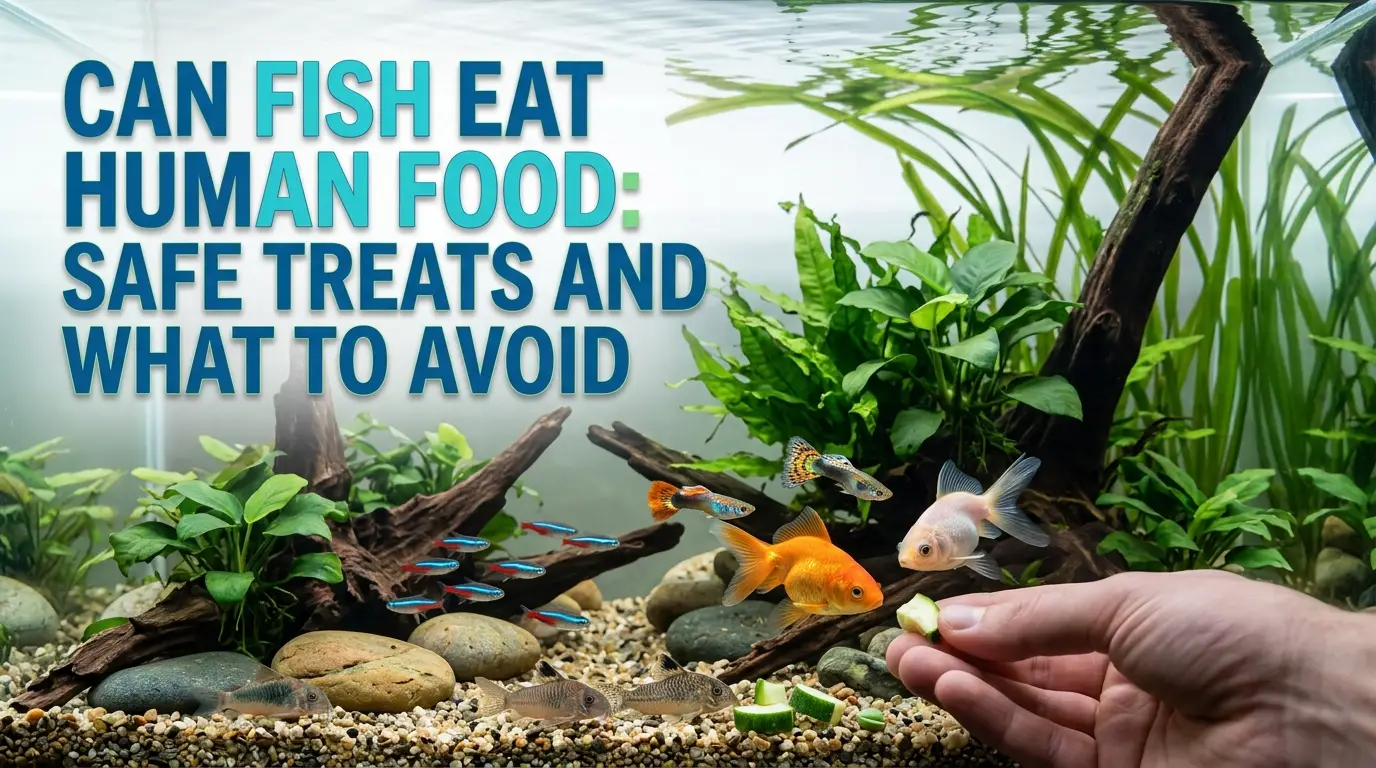 Can Fish Eat Human Food: Safe Treats And What To Avoid