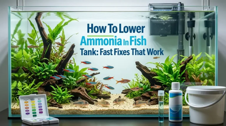 How To Lower Ammonia In Fish Tank: Fast Fixes That Work