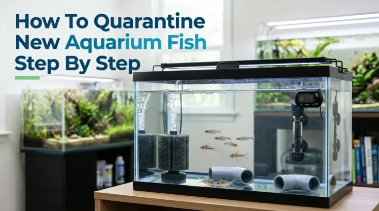 How To Quarantine New Aquarium Fish Step By Step: Pro Tips